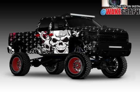 Monster Full Truck Wrap