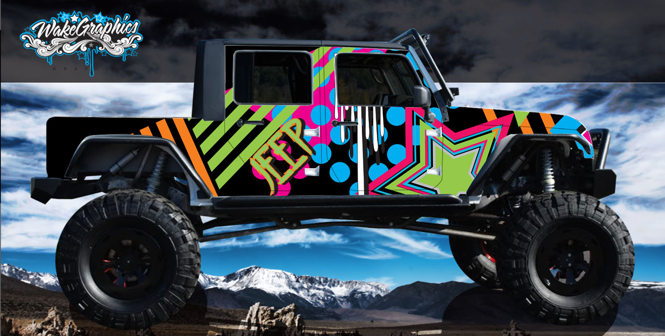 Jeep Wraps, Vehicle Wrap, Custom 4x4 Jeep Wraps
