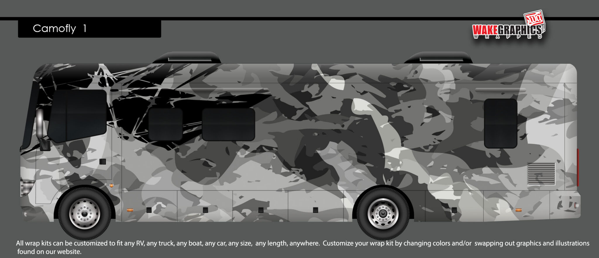 RV Wrap Designs and Graphics offer a wide range options